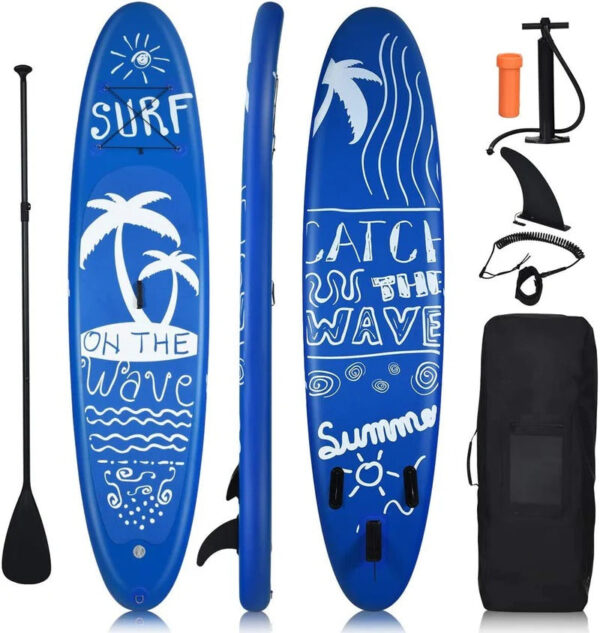9.8'/10'/11' Inflatable Stand Up Paddle Board, 6.5" Thick SUP with Premium Accessories and Carry Bag - Image 2