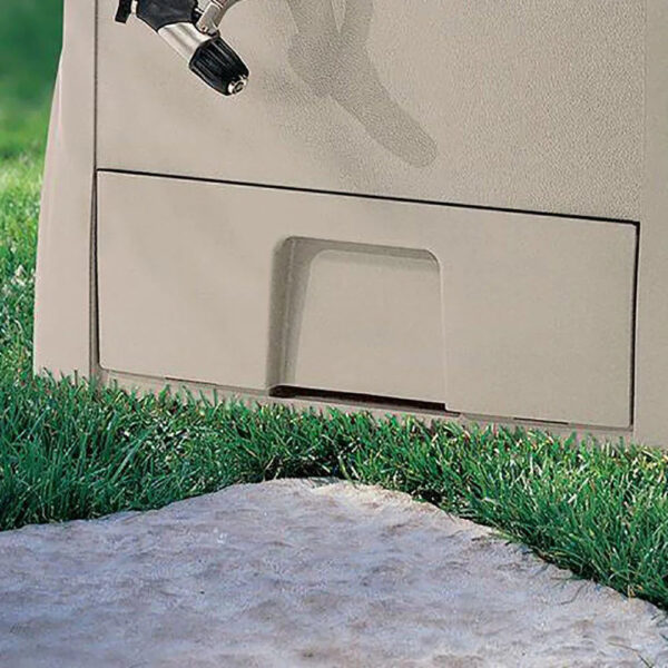 Powerwind Auto Power Rewind Hose Reel, Light Taupe - Image 4