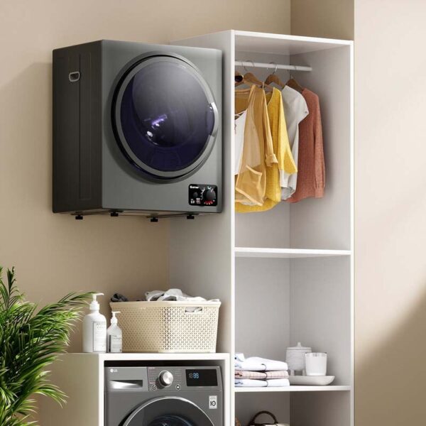 10 lbs Portable Clothes Dryer, Wall Mounted Front Load Dryer Tumble Dryer, Portable Dryer Machine for Apartments RV - Image 12