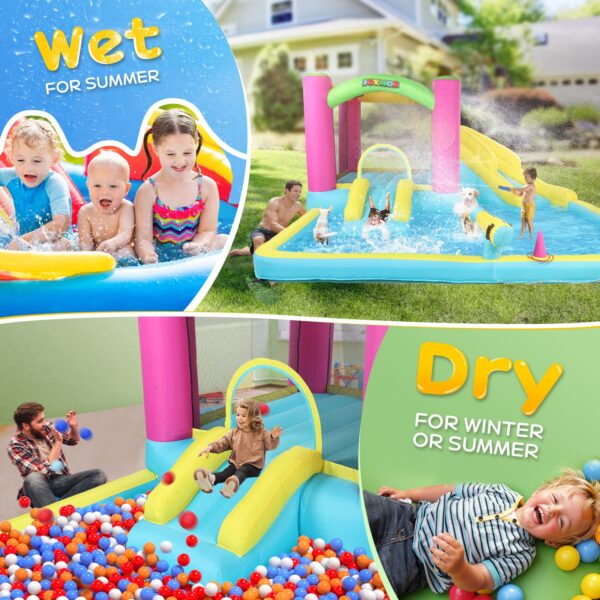 Backyard Inflatable Water Slide Bounce House - Image 2