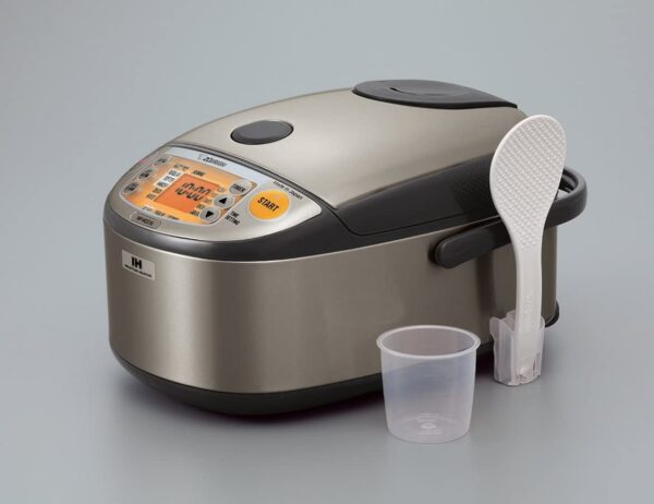Zojirushi NP-HCC10XH Induction Heating System Rice Cooker and Warmer, 1 L, Stainless Dark Gray - Image 5