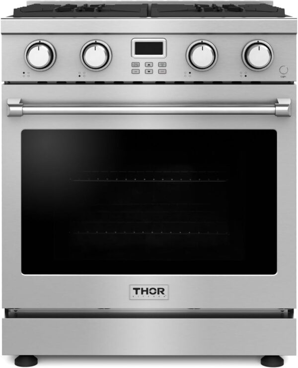 Professional 30-Inch Gas Range in Stainless Steel - Model ARG30 THOR