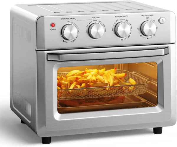 7 in 1 Convection Oven Combo for Family Use, 360° Even & Healthy Cooking