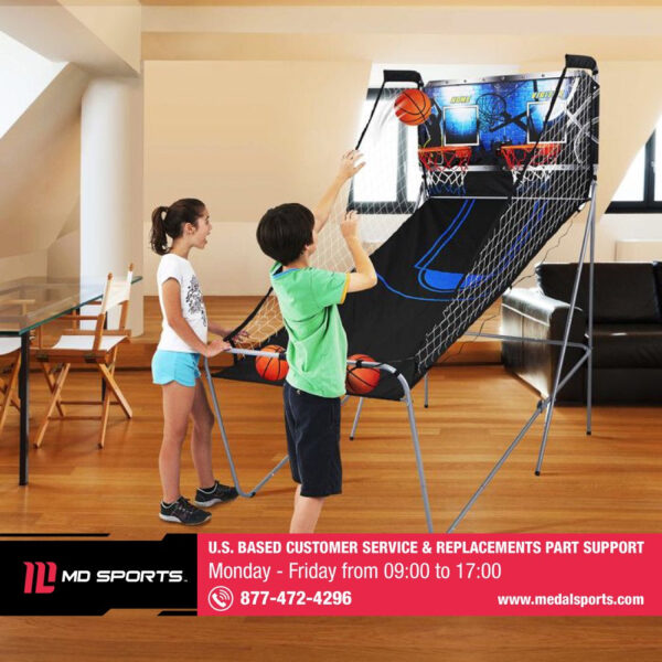Sports 81 Inch Foldable Arcade Basketball Game - Image 2