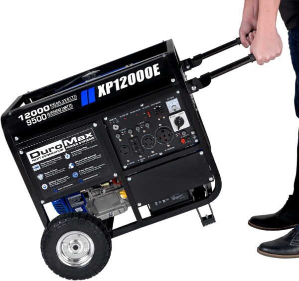13,000-Watt Dual Fuel Portable Generator - Gas & Propane, Electric Start, Whole Home Backup Power, Transfer Switch Ready, RV & Emergency Ready - Image 9