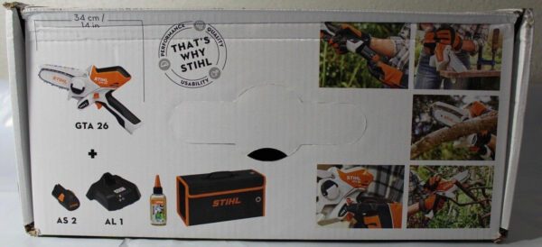 STIHL GTA 26 PRUNER CHAINSAW W/CARRYING CASE, BATTERY AND CHARGER. - Image 6