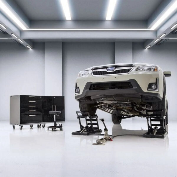 Black Widow Hydraulic Car Lift with Ramp - 3,000 lb. per pair Capacity - Image 4