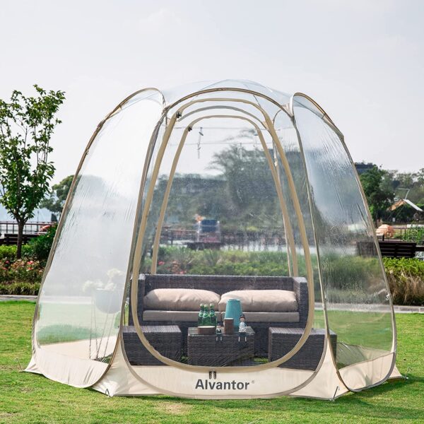 Tent Pop Up Gazebo, 8-10 Person Igloo Dome Garden Patio Canopy Shelter