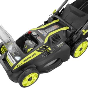 20" RY40190 40-Volt Brushless Lithium-Ion Cordless Battery Self Propelled Lawn Mower with 5.0 Ah Battery and Charger Included