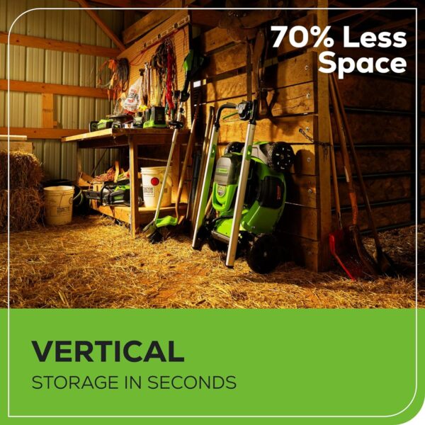 60V 21” Cordless (Self-Propelled) Lawn Mower . 2 x 4.0Ah Batteries and Dual Port Rapid Charger - Image 19