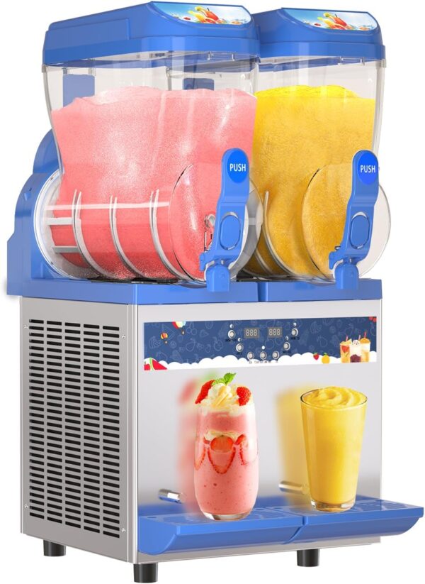 Commercial Slushy Machine - 1000W 30L Tanks Slush Maker Machine 304 Stainless Steel Commercial Margarita Machines Efficient Cooling the Ideal Slushie Maker for Bars Cafes Restaurants - Image 7