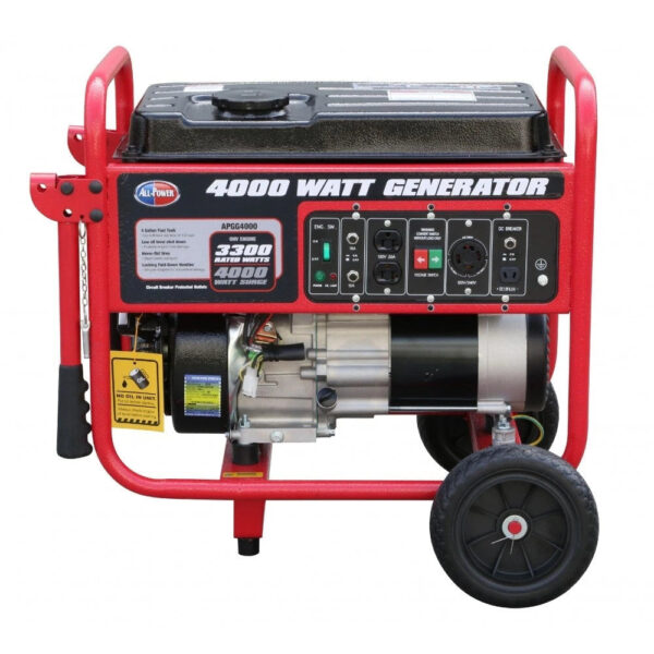 4000 Watt Generator APGG4000, 4000W Portable Generator for Home Use Power Backup, RV Standby, Hurricane Damage Restoration Power Backup, EPA Certified - Image 2