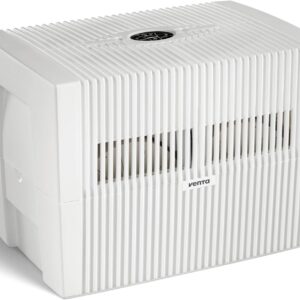 Black Humidifier - Filterless evaporative humidifier for spaces up to 645 square feet