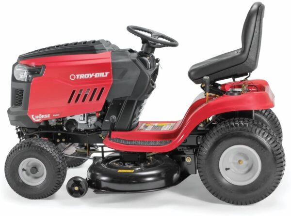 Troy-Bilt Horse 42′′ Hydrostatic Lawn Riding Mower, 579cc Engine, High Back Seat, 2-Year Warranty - Image 3
