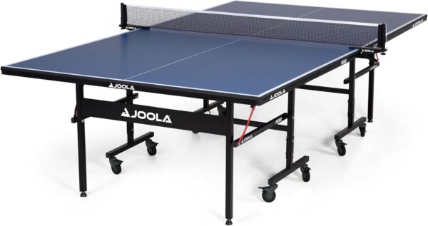 JOOLA Inside Professional MDF Indoor Ping Pong Table with Quick Clamp Table Tennis Net and Post Set - 10 Minute Easy Assembly - Tournament Quality - Foldable with Single Player Playback Mode - Image 9