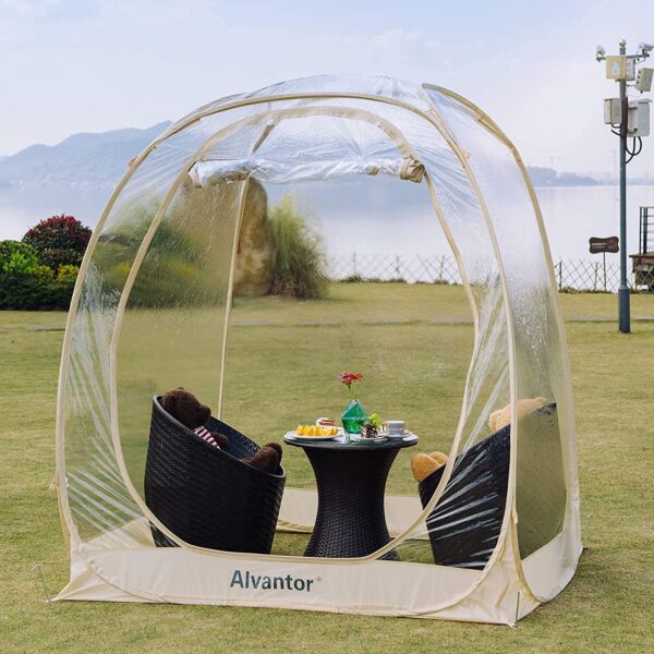 Tent Pop Up Gazebo, 8-10 Person Igloo Dome Garden Patio Canopy Shelter - Image 29