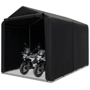 Portable Shed, 5.2 x 5.4FT Outdoor Storage Shelter