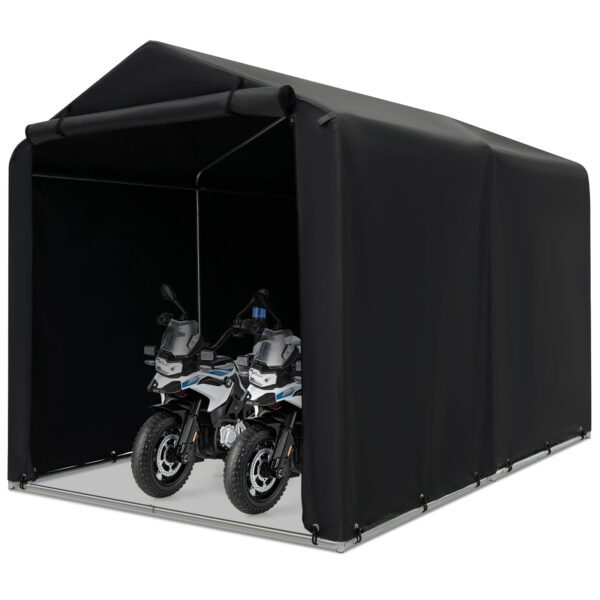 Portable Shed, 5.2 x 5.4FT Outdoor Storage Shelter