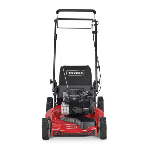 22 in. Recycler Briggs & Stratton High Wheel FWD Gas Walk Behind Self Propelled Lawn Mower with Super Bagger - Image 2