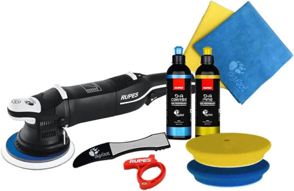 Polisher for Car Detailing, Orbital Cleaner, Car Cleaning Tool for Wash, Brush & Foam, Car Essential Accessory with Variable Speed (Single Tool)