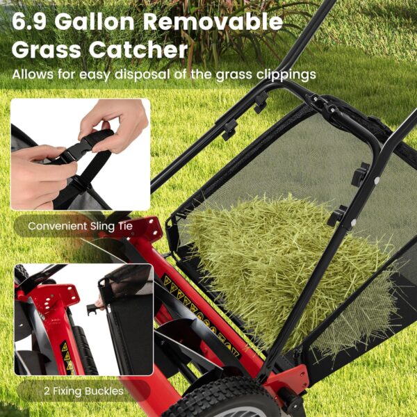 16 Inch Manual Lawn Mower for Yard, Garden - Image 3