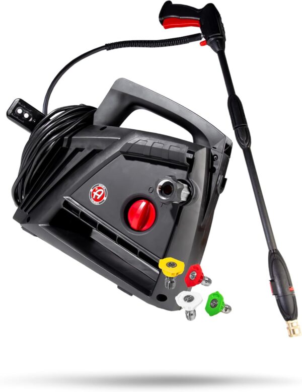 Electric Pressure Washer 2.0, Powerful 1.4 GPM 2000 PSI Car Pressure Washer Sprayer, Snub Nose & Tip Attachment, Use,Car Soap, Patio Boat RV Motorcycle Car Garage Deck Adam's Polishes - Image 2