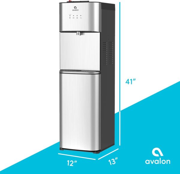 Limited Edition Self Cleaning Water Cooler Water Dispenser - 3 Temperature Settings - Hot, Cold & Room Water, Durable Stainless Steel Construction, Bottom Loading - UL Listed-Avalon - Image 2