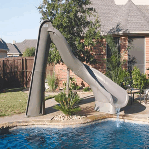Turbo Twister Slide, Sandstone, Right Turn, Model 688-209-58123 - Image 3