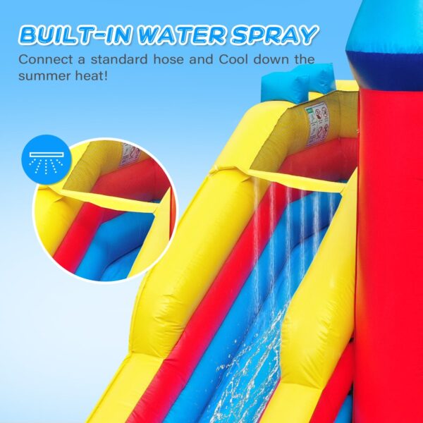 Grade Inflatable Bounce House with Double Water Slides - Image 6