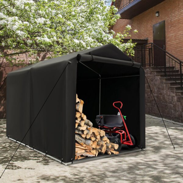 Portable Shed, 5.2 x 5.4FT Outdoor Storage Shelter - Image 3