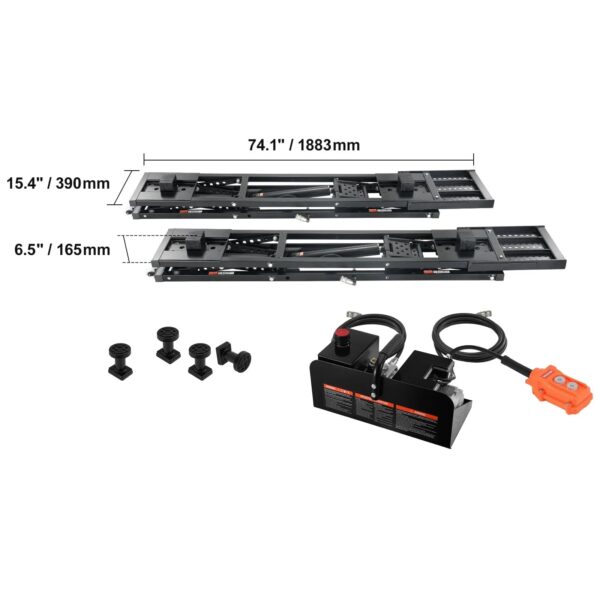 Portable Car Lift 5000 LBS Automatic Car Lift System Jack for Home Garage - Image 2