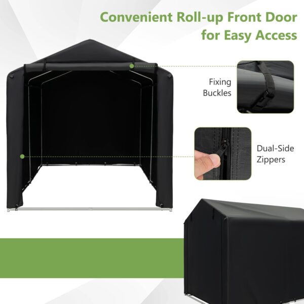 Portable Shed, 5.2 x 5.4FT Outdoor Storage Shelter - Image 4