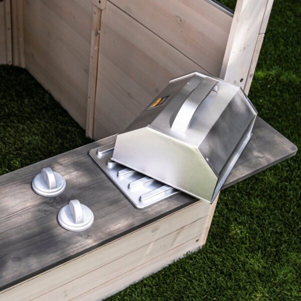 Modern Outdoor Playhouse - White & Raven - Image 9