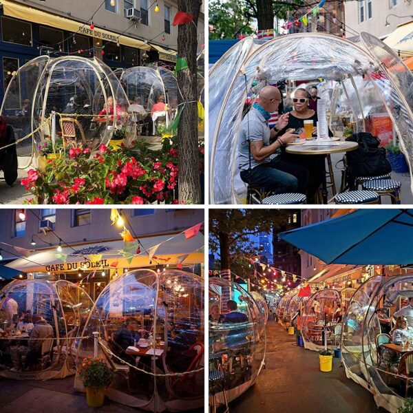 Tent Pop Up Gazebo, 8-10 Person Igloo Dome Garden Patio Canopy Shelter - Image 30