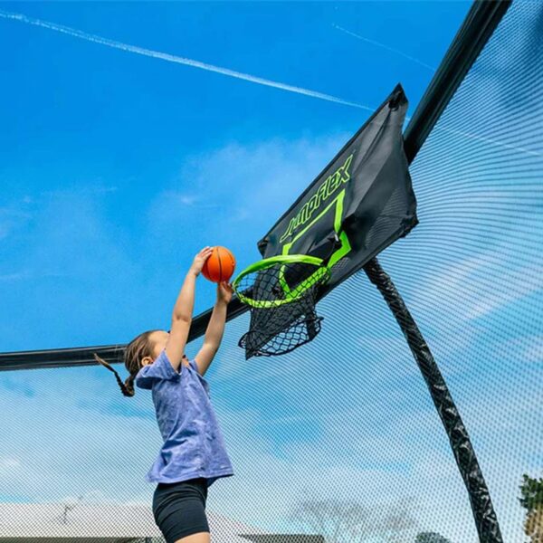 Basketball Hoop and Net Attachment for JumpFlex HERO Trampolines - Image 4