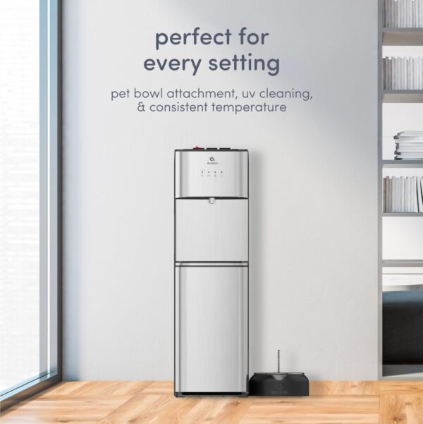 Limited Edition Self Cleaning Water Cooler Water Dispenser - 3 Temperature Settings - Hot, Cold & Room Water, Durable Stainless Steel Construction, Bottom Loading - UL Listed-Avalon - Image 59