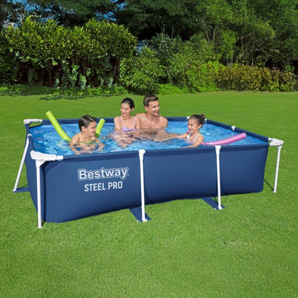 8.5'x67"x24" Rectangular Above Ground Outdoor Swimming Pool - Image 9