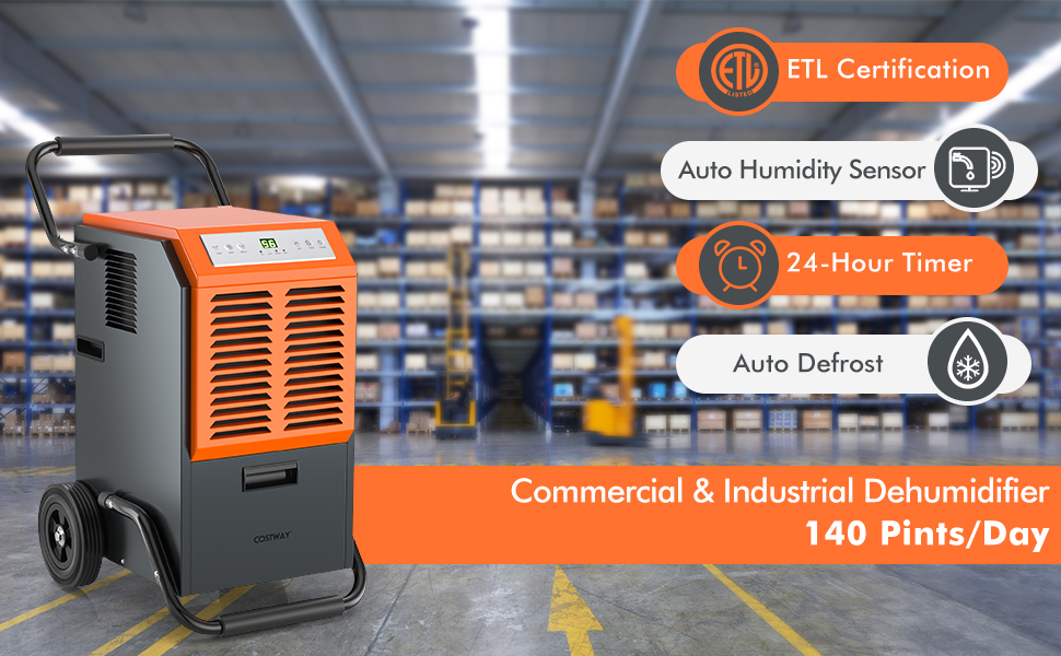140 pints Commercial Dehumidifier