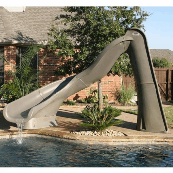 Turbo Twister Slide, Sandstone, Right Turn, Model 688-209-58123 - Image 2