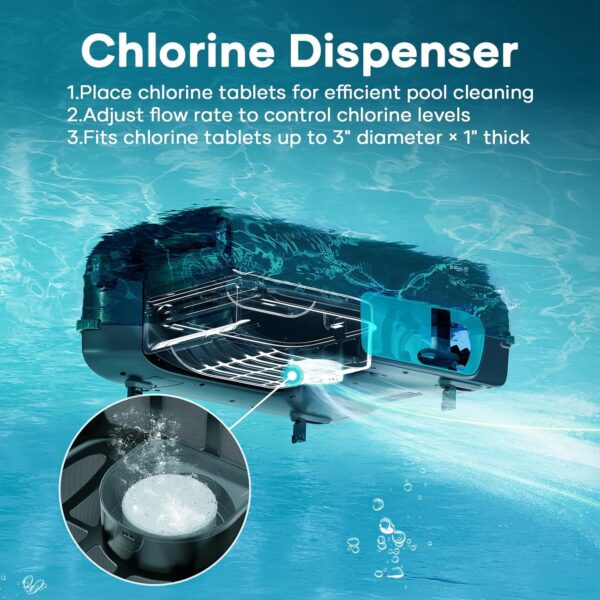 AIPER Surfer S2 Solar Pool Skimmer with APP Support, 24/7 Cleaning, Dual Charging Modes, Smart Obstacle Avoidance, Ideal for All Swimming Pool Types - Image 17