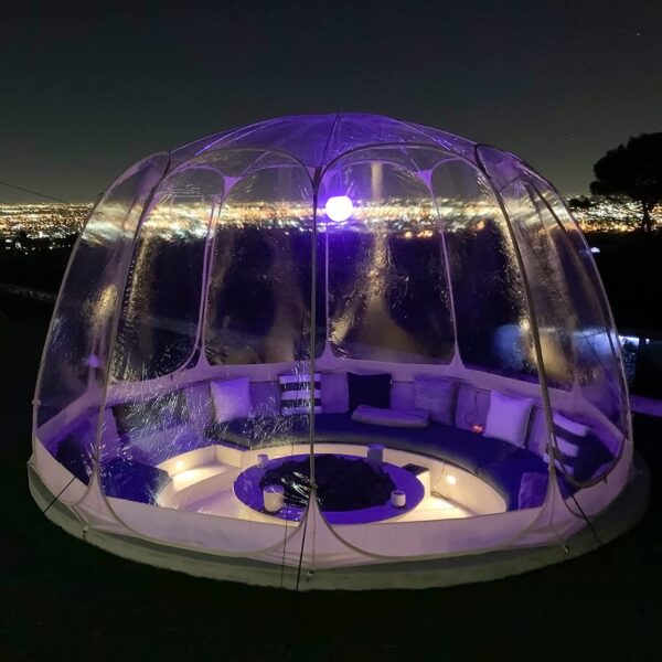 Tent Pop Up Gazebo, 8-10 Person Igloo Dome Garden Patio Canopy Shelter - Image 21