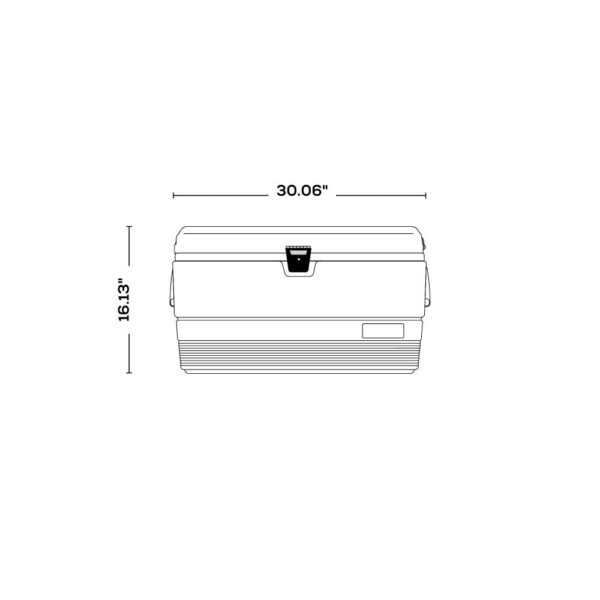 Marine Ultra Hard Cooler: 72qt White, Your Ultimate Marine Companion - Image 9