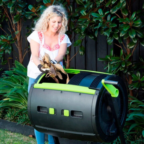 Maze 65-Gallon Compost Tumbler And Cart Combo - Image 4