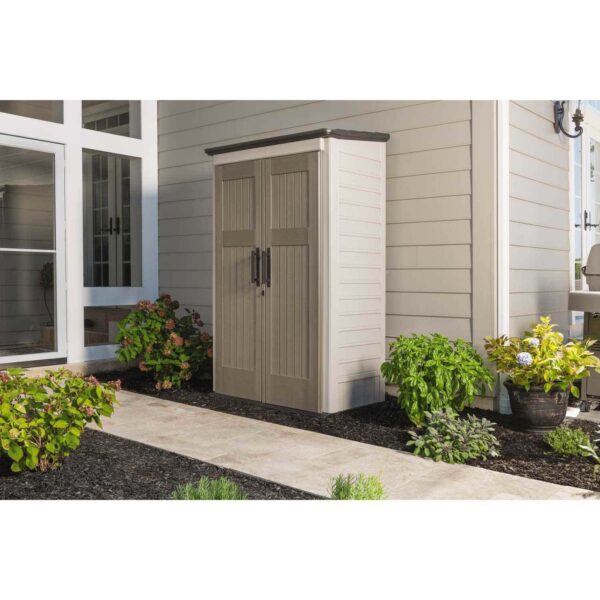 Rubbermaid Outdoor Storage Shed, 52 Cu.Ft., Weather-Resistant, Lockable Doors - Image 7