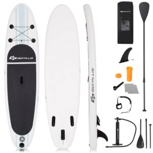 Inflatable Stand up Paddle Board Surfboard SUP Board with Adjustable Paddle Carry Bag