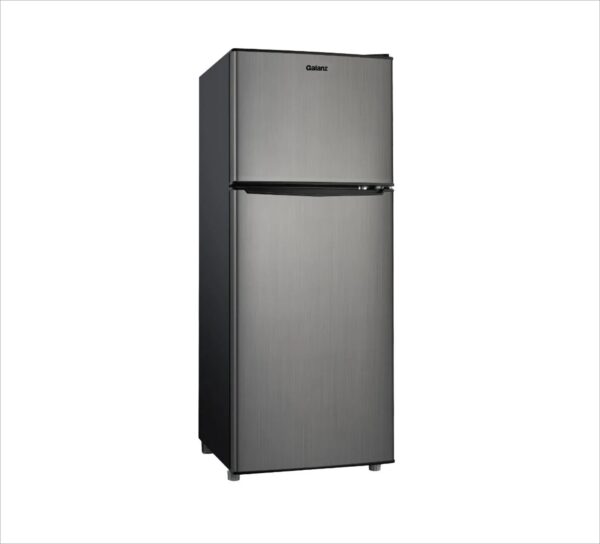 4.6. Cu ft Two Door Mini Refrigerator with Freezer, Stainless Steel - Image 3
