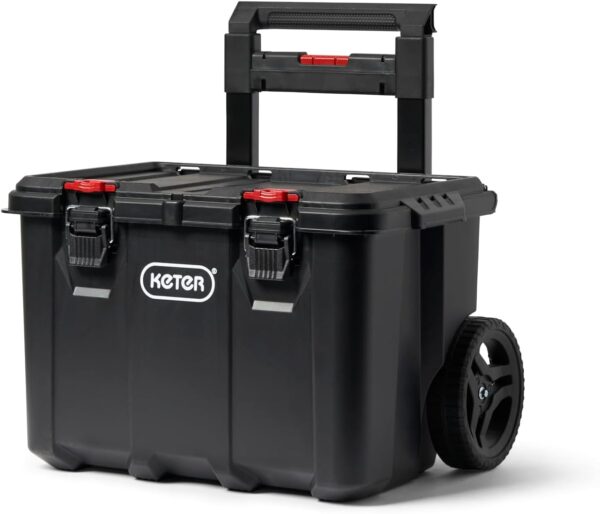 Modular Tools Organizer for Garage Storage and DIY, 3 Piece Resin Rolling Tool Box System for Small Parts - Image 7