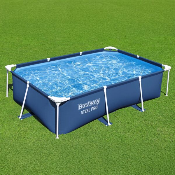 8.5'x67"x24" Rectangular Above Ground Outdoor Swimming Pool - Image 10