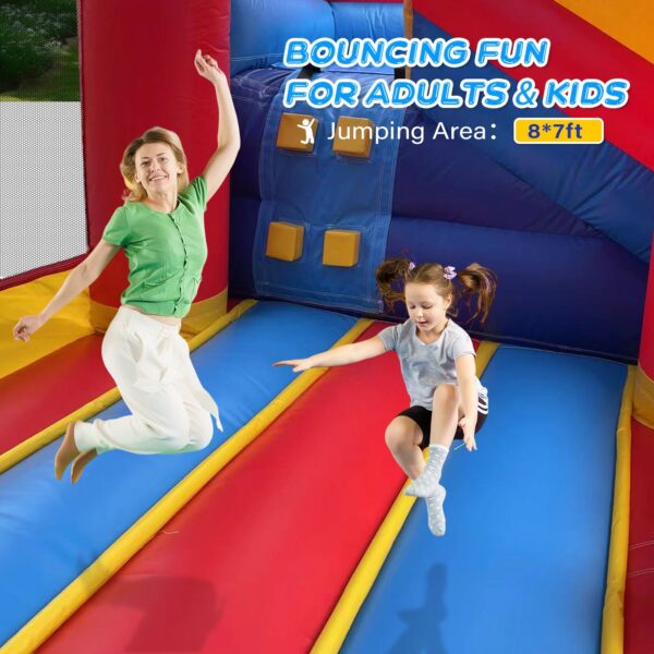 Grade Inflatable Bounce House with Double Water Slides - Image 5