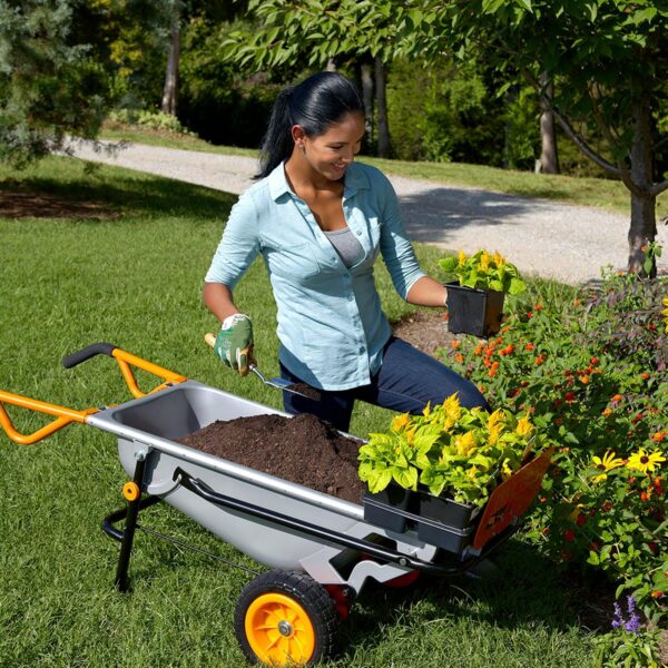 WG050 8-in-1 Aerocart Garden Cart/Wheelbarrow Heavy Duty/Dolly - Image 4
